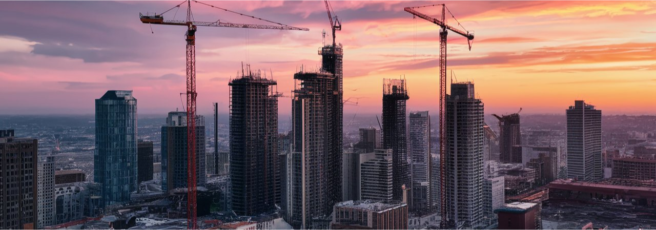 Construction industry skyline